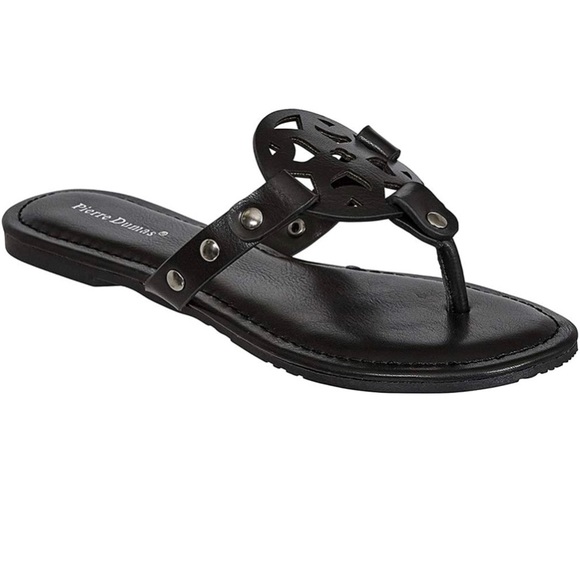 Tory Burch Shoes - Tory Burch Miller (look alike) Black Flip Flops